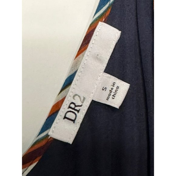 DR2 Ladies Y2k Style Stripe V Neck Sleeveless Multicolored Bright Dress Size Sma - Picture 6 of 8